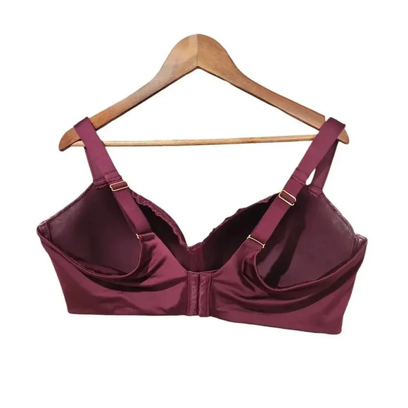 Joyspun Lace Underwire Balconette Bra Purple Size 46DDD - Picture 4 of 5